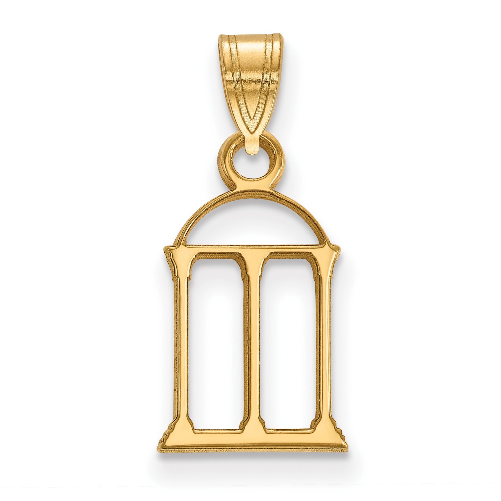14k Gold LogoArt University of Georgia Arch Small Pendant