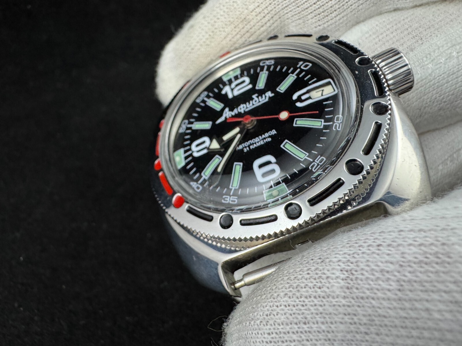 Amphibian Vostok 2416 Diver 200m 20Atm Automatic Mechanical served