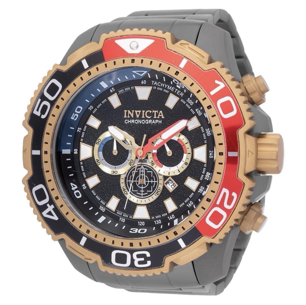🔥Invicta TITANIUM🔥 TI-22 Kaiju 65mm BIG BOY Black/Red Accent Men’s Watch 49488
