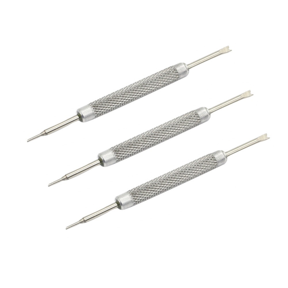 3Pcs Watchmaker Watch Band Spring Bars Strap Link Pins Remover Steel Repair Tool