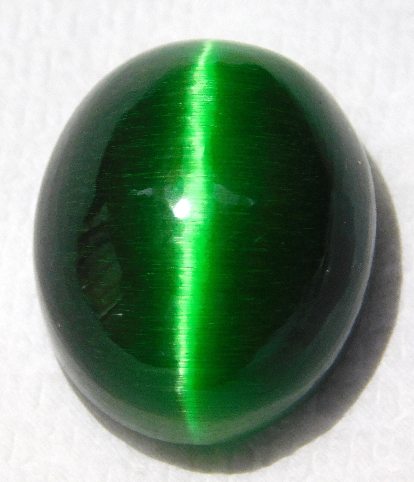 74.40 Ct Natural Chrysoberyl Green Cats Eye Oval Cabochon Cut Loose Gemstone