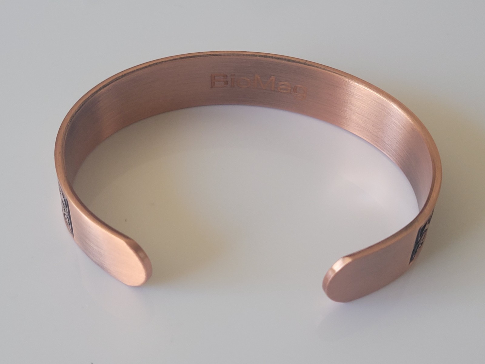 2 Pack Pure Copper Magnetic Bracelet Arthritis Pain Therapy Cuff Phoenix Bird