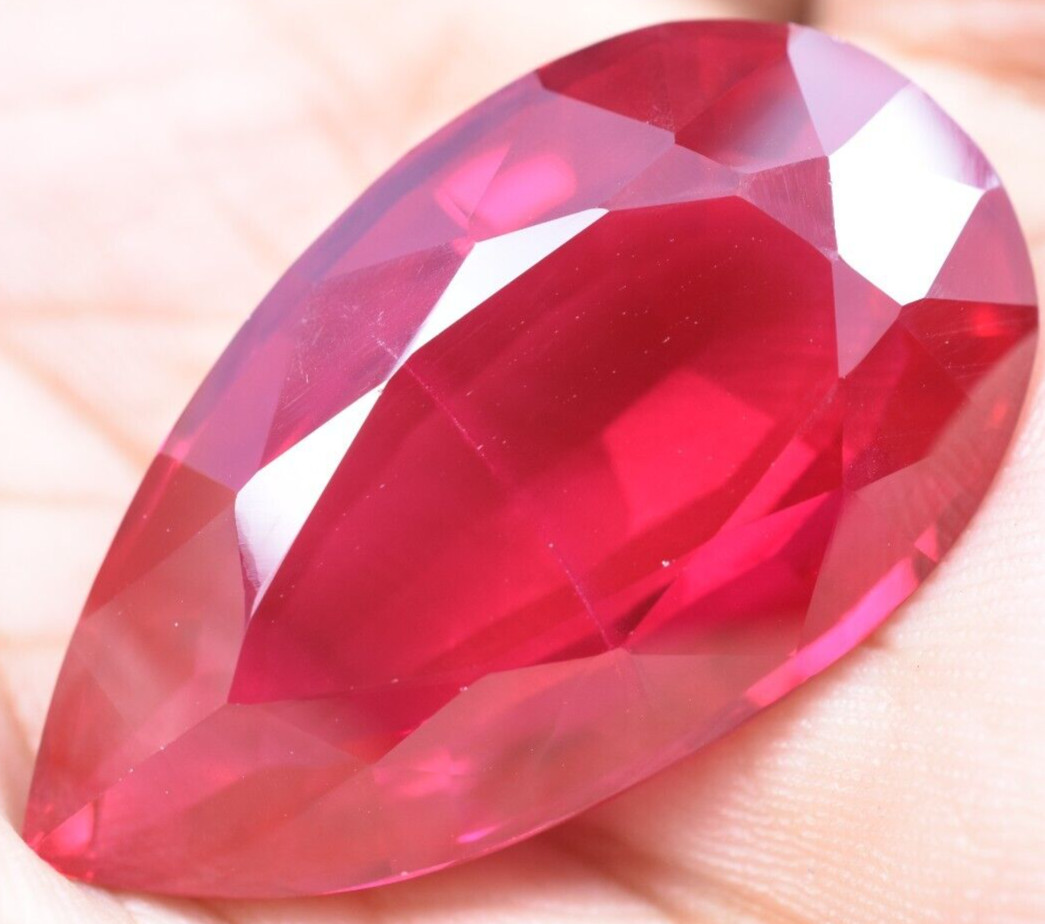 Natural 63.30 Ct Mogok Pink Huge Ruby Sparkling GGL Certified Treated Gemstone