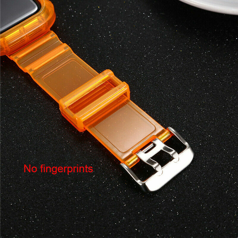 Silicone TPU Sport Watch Band Strap For Apple Watch Series 6/5/4/3/2/1 iwatch SE