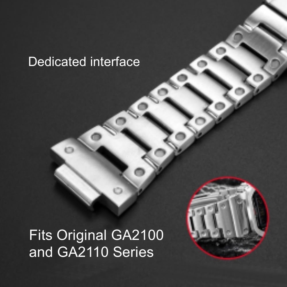 Upgrade Your G-Shock with a 304 Steel Band for GA2100/GA2110 | Fast Installation