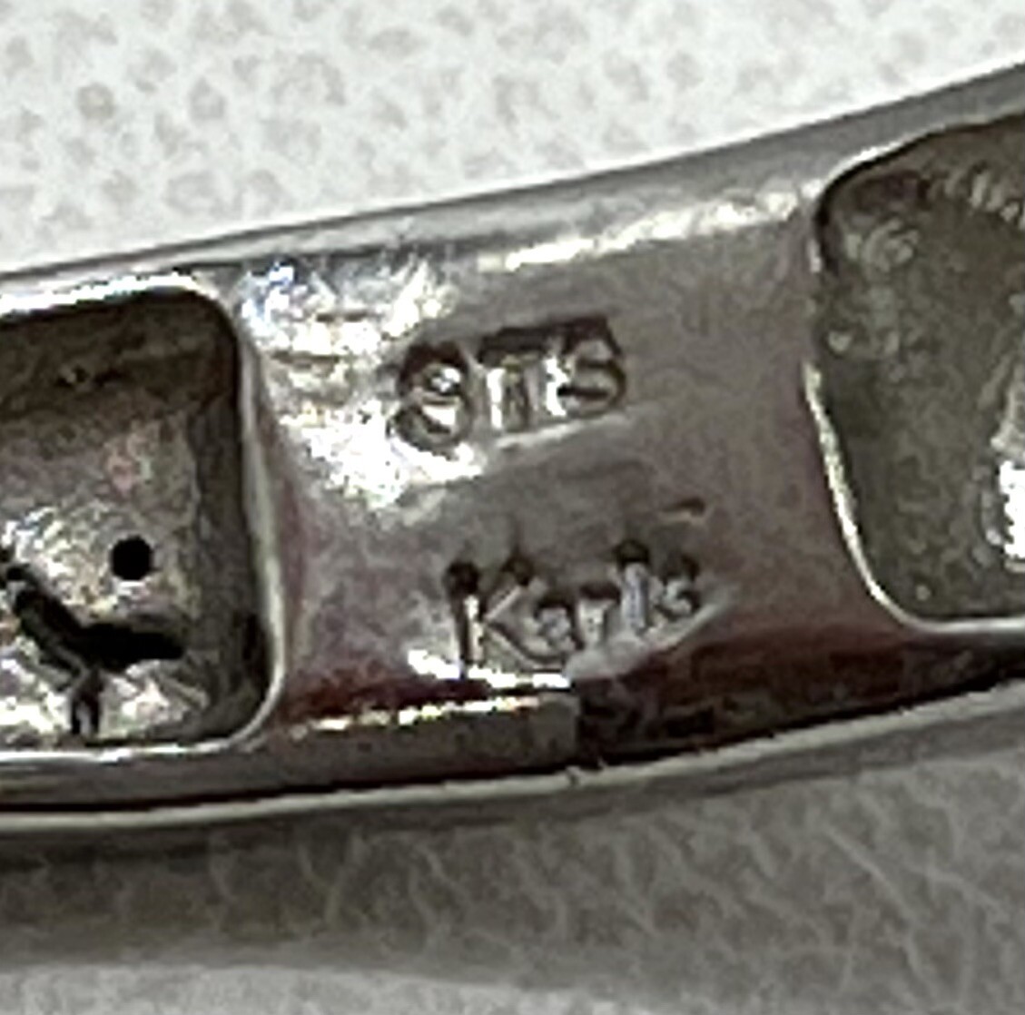 Vintage KARIS STS Silver plated FAUX MARCASITE Crystal CUFF Bracelet LOVELY
