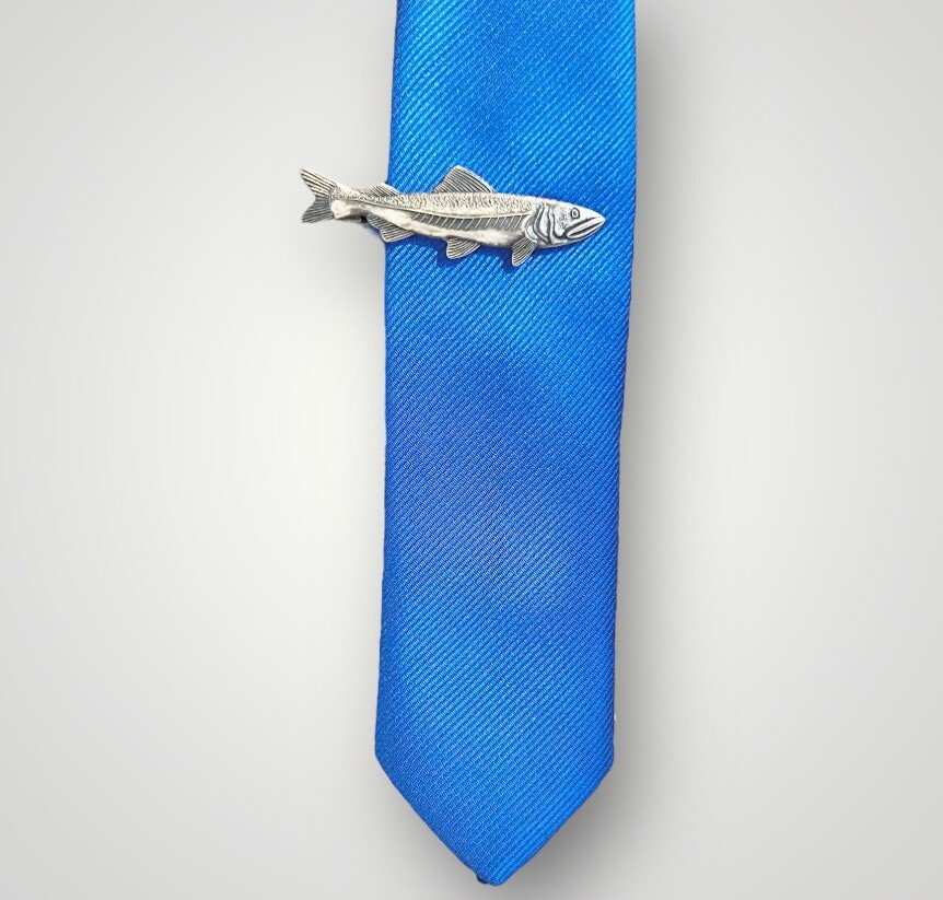 Fish Tie Clip/Bar Japan Imported Meticulous Craftsmanship Christmas Gift New