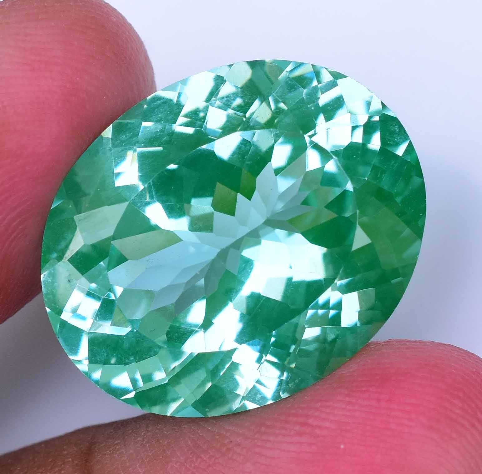 32.35 Ct Natural Paraiba Tourmaline Greenish Neon Blue Copper Certified Gemstone