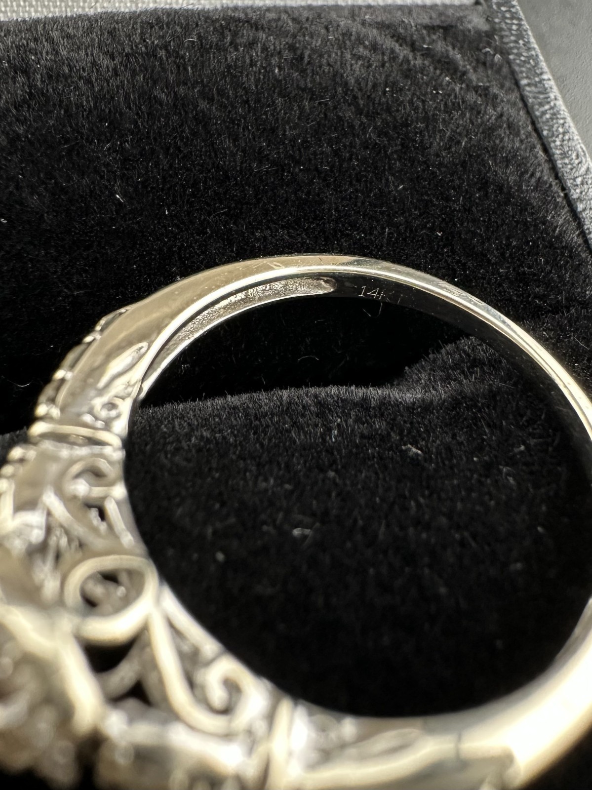 Le Vian 14k White Gold Chocolate Diamond Ring 3/8ctw 1.9dwt 3.0g