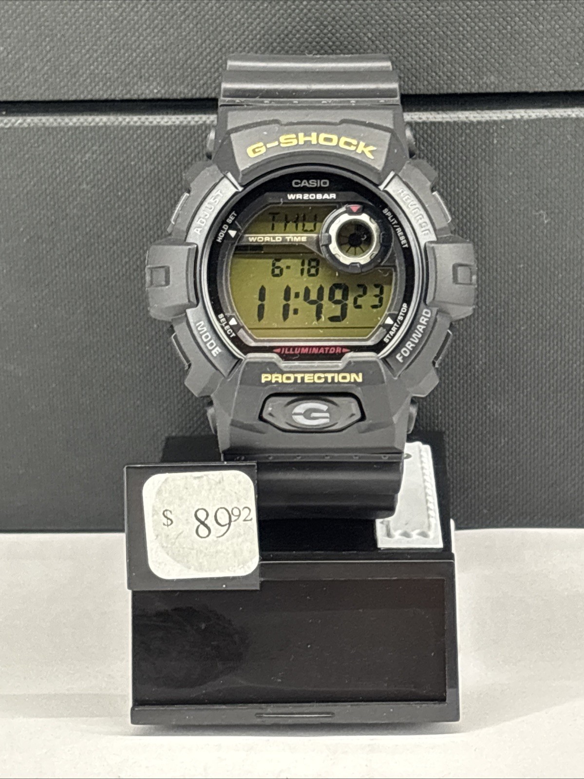 Casio G8900-1 G-Shock 200 Meter Watch Chronograph Resin Strap 5 Alarms NEW