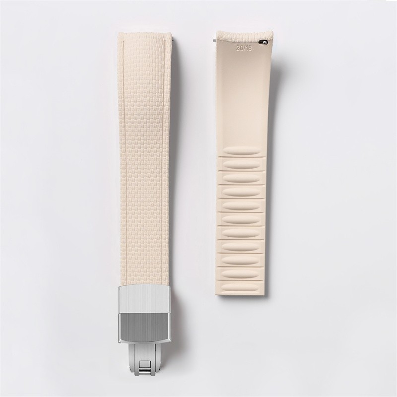 20/21/22mm CTS Fluorocarbon Rubber FKM Quick-Release Watch Strap Adjustable