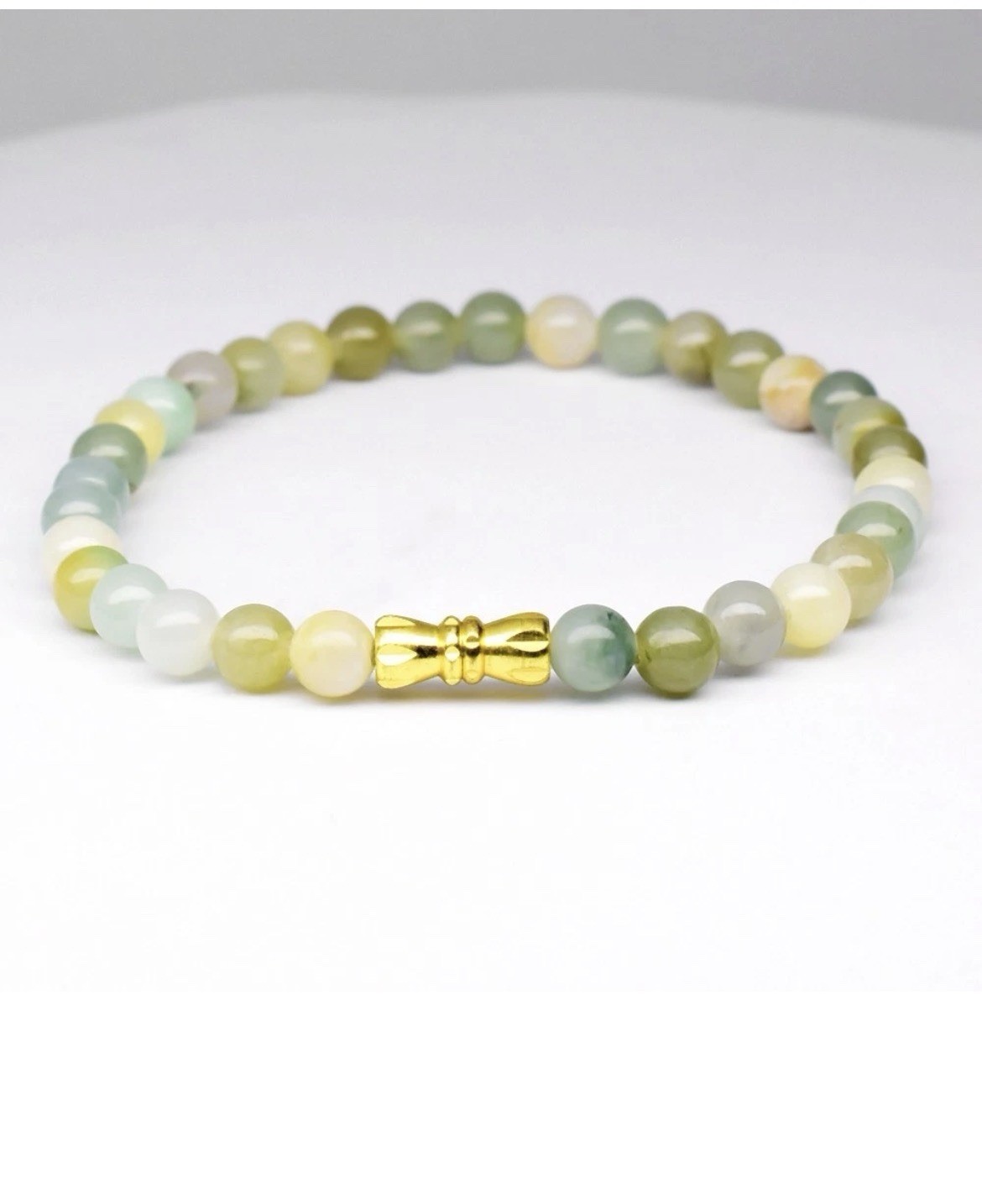 💎 49.95ct 33pcs Natural Multi Color Jade – Untreated, Burma Gems Bracelet 2″