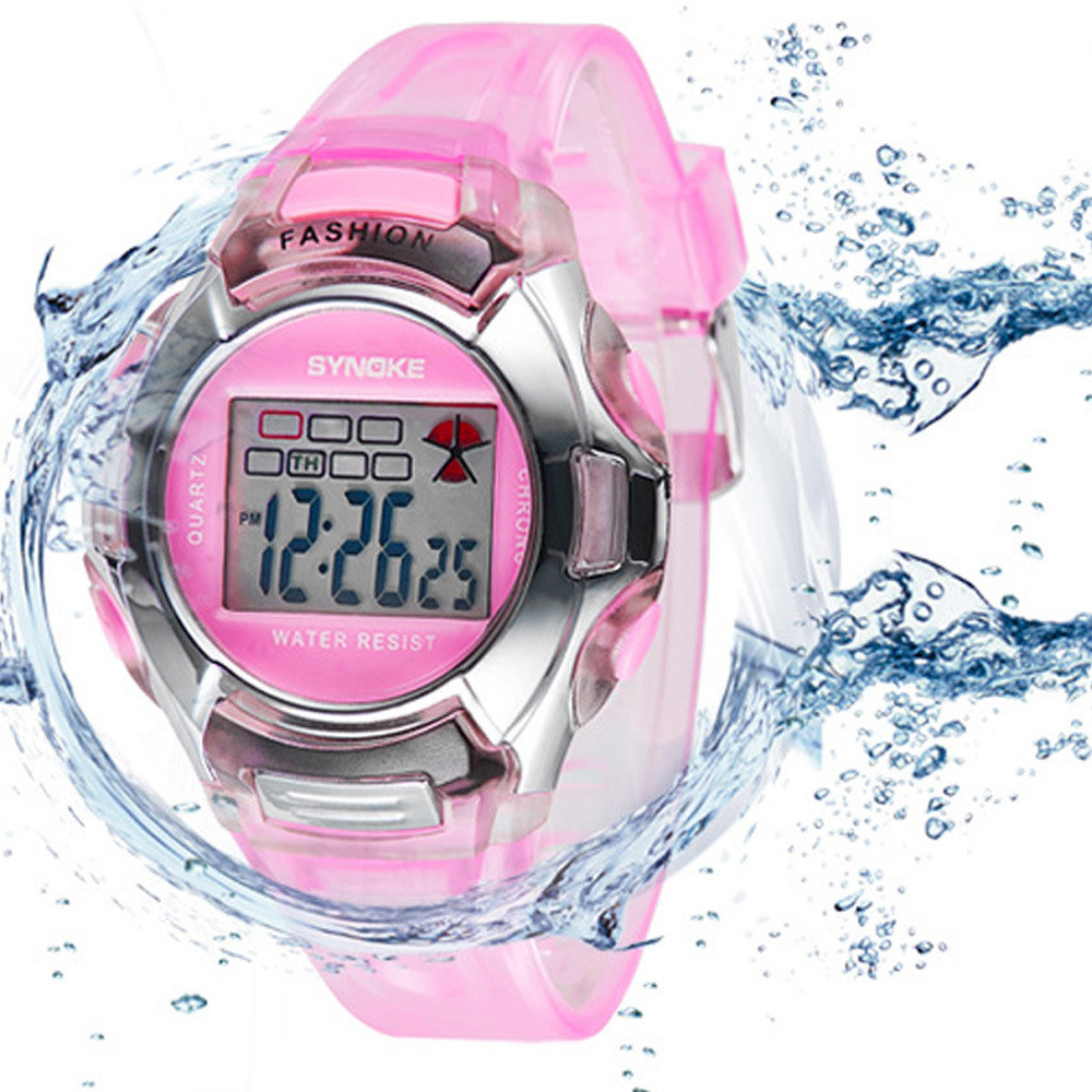 Kids Digital Watches for Boys Girls LED Sports Waterproof Wrist Watches Children