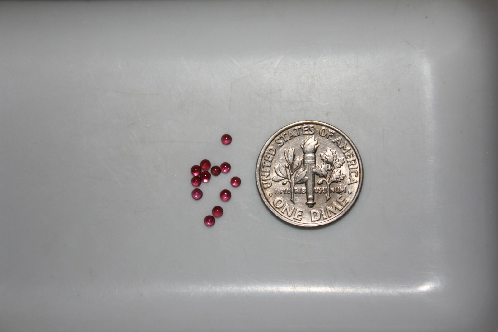 Rhodolite Garnet 2mm, 3mm, 4mm, 5mm, 6mm Flat Back Round Cabochon Loose Gem(s)