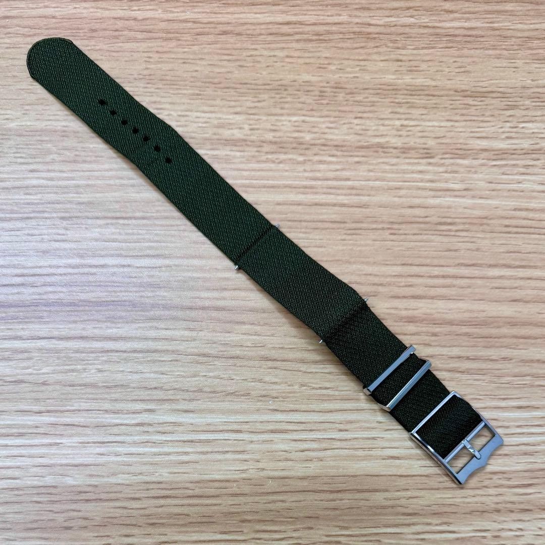 TUDOR Black Bay 41 Olive Green Fabric Watch Strap Band 22mm Woven Nylon