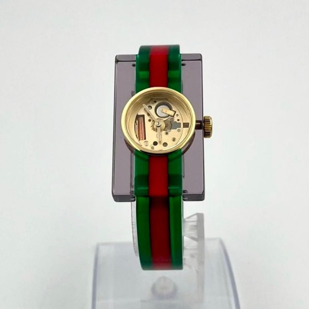 890 Rare new battery GUCCI 143.5 Sherry Line wristwatch bangle