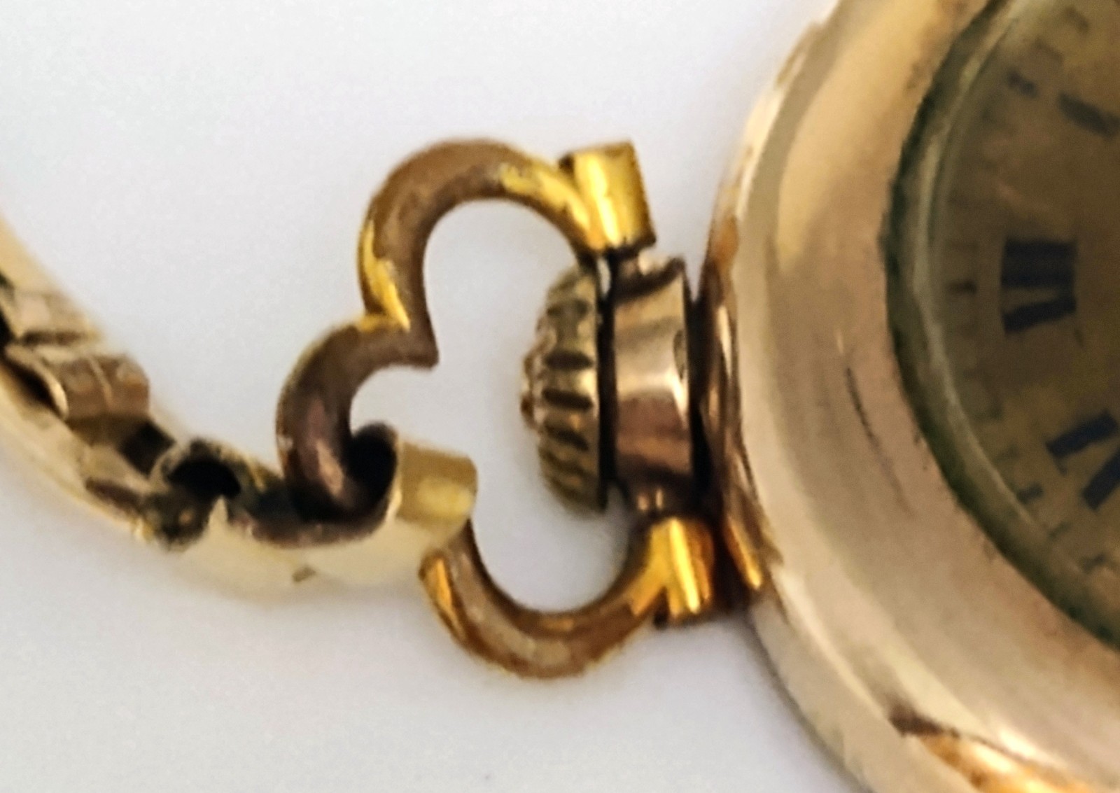 Antiq Gruen 7j Watch Dietrich Gruen & Sons movement 25yr Case Gold Shell band