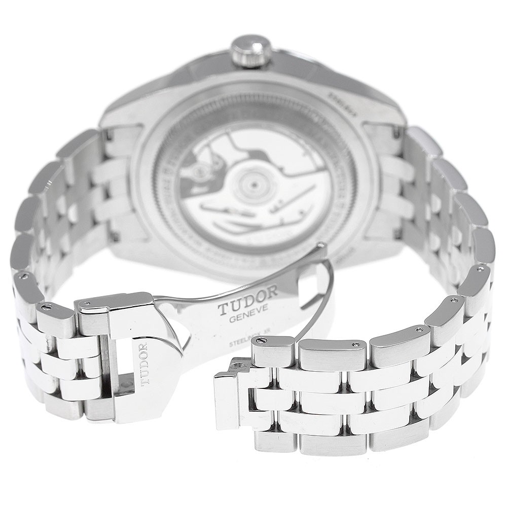 TUDOR Glamour 57100 Double date Silver Dial Automatic Men’s Watch_849683