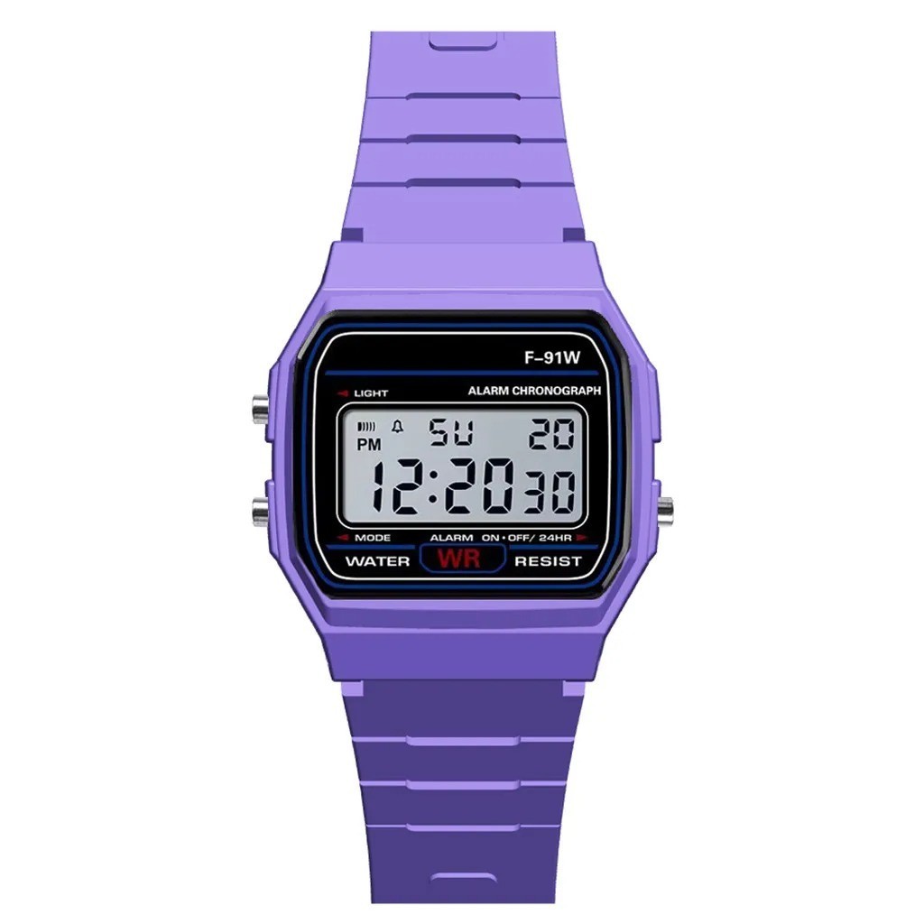 Casieo F-91W-1YER Casual Resin Digital Watch – Black