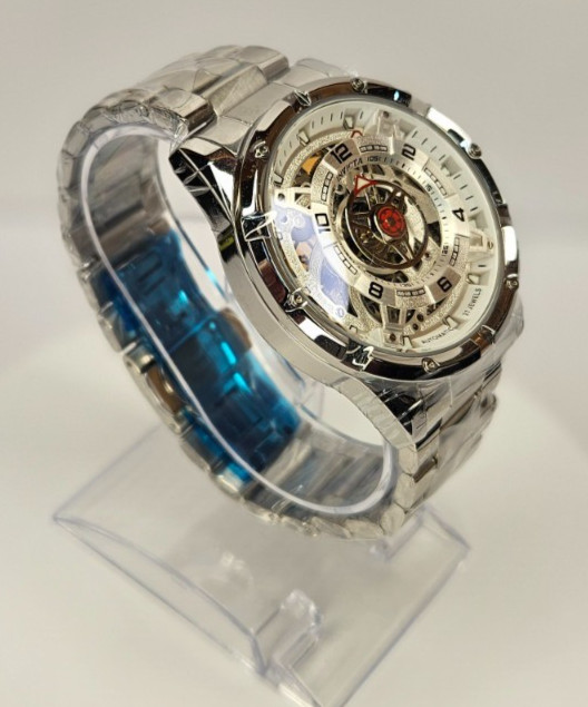 Invicta Racing Interpoint Men’s Automatic Watch 43.5mm, Steel/Steel (70080)