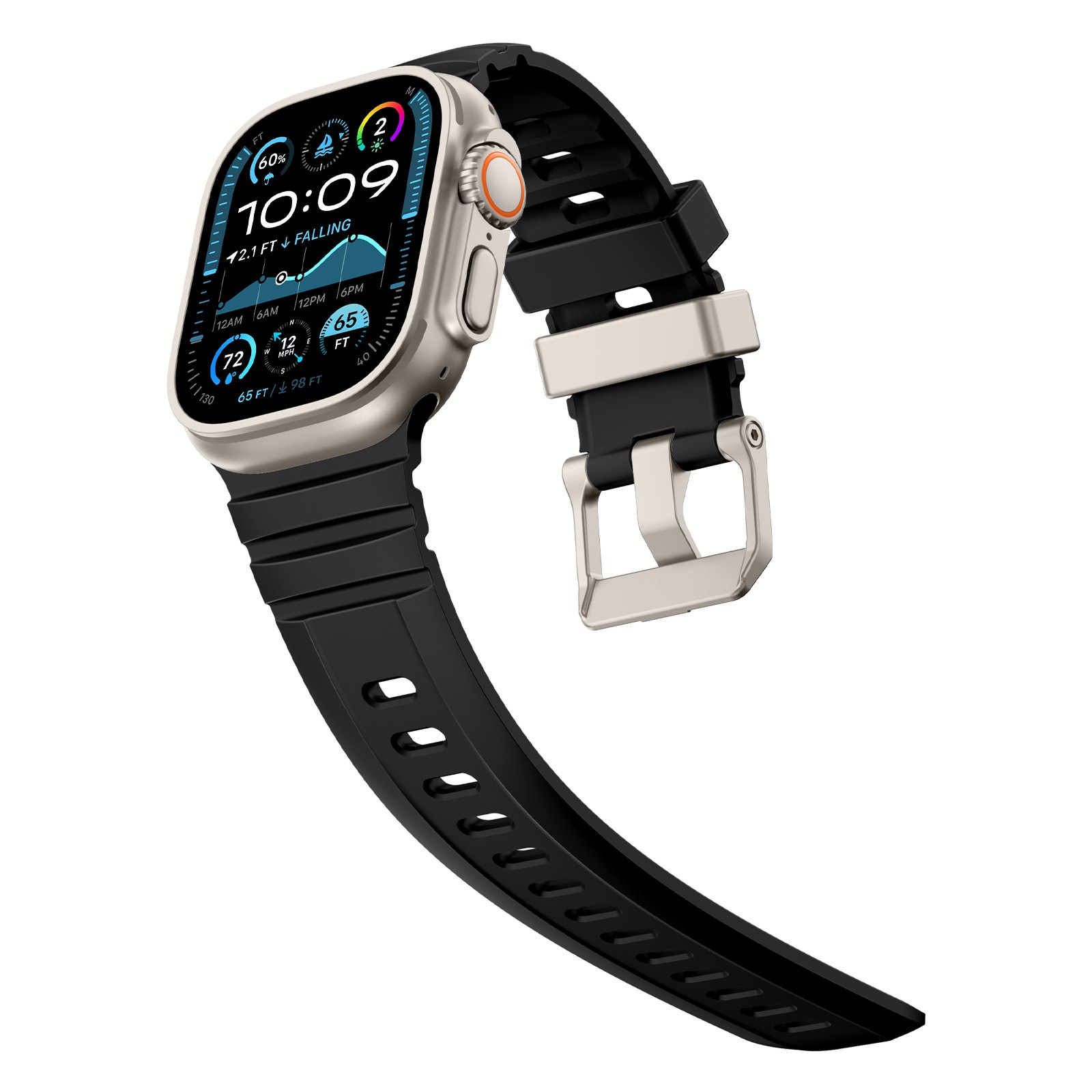 Waterproof Silicone Sport Strap For iWatch Series 11 10 9 8 7 6 SE 5 Ultra 3/2/1