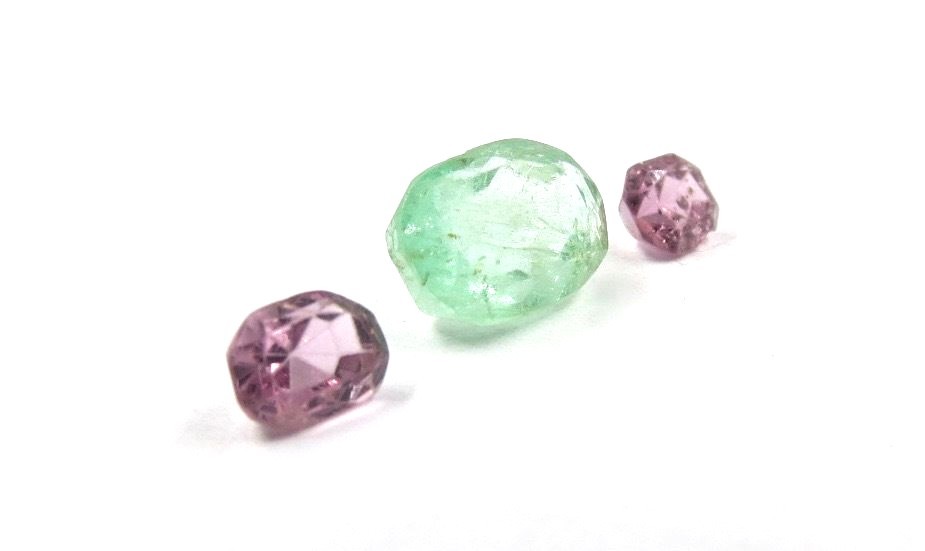 Natural Colombian Emerald & Spinel Octagon 6.45 Cts Gemstone For Jewelry