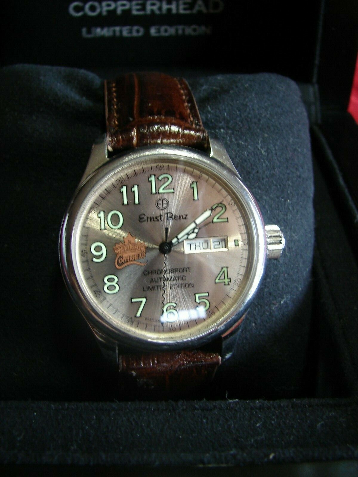 Ernst Benz Chronosport Cooperhead 20213 Men’s Watch in Stainless Steel 1/50