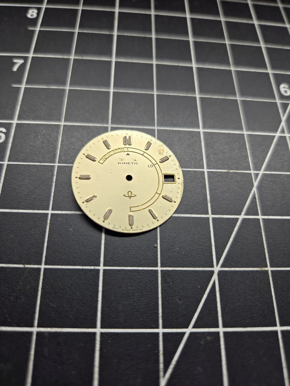 vintage seiko watch dial parts repair 5m42 DA date kinetic