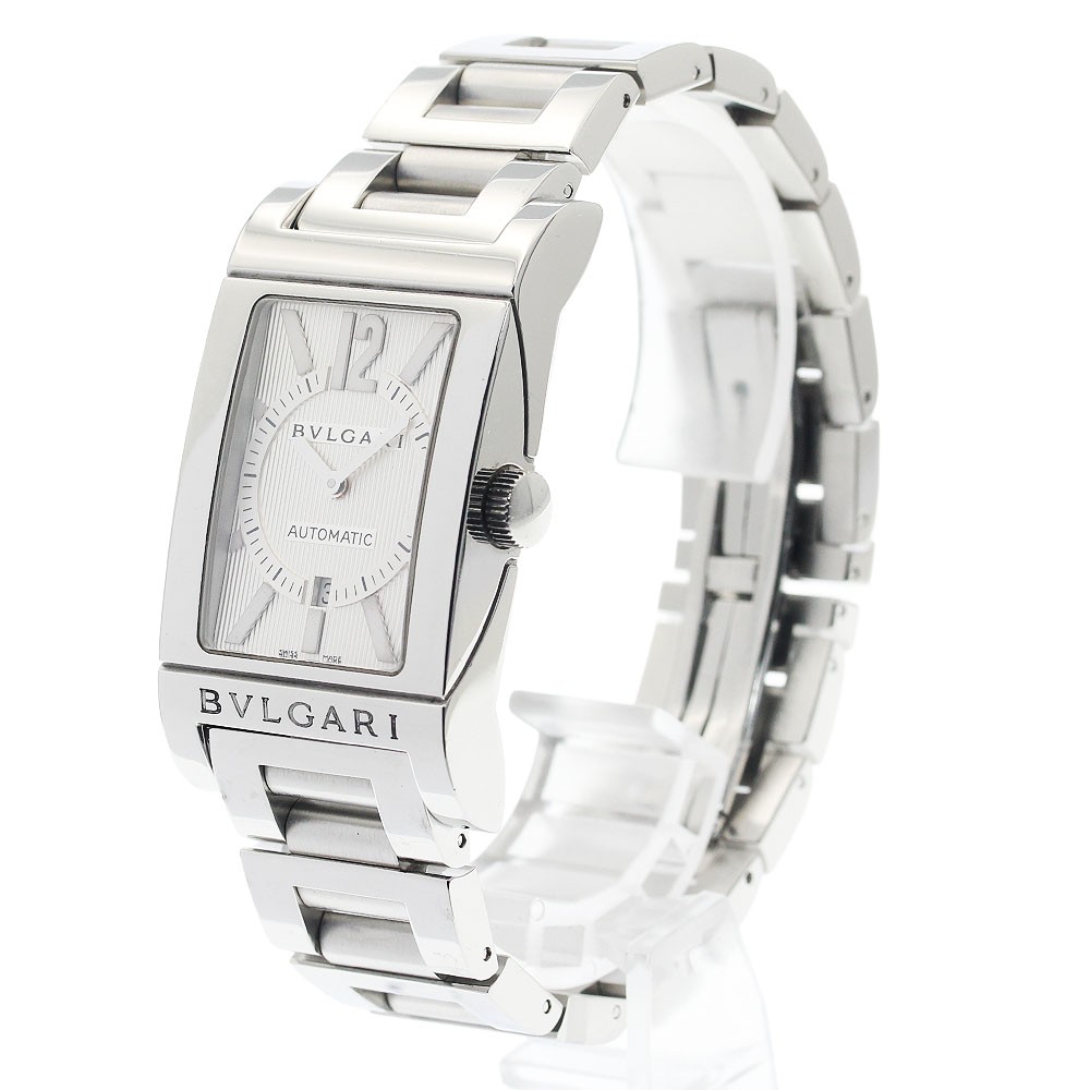 BVLGARI Rettangolo RT45S Date white Dial Automatic Men’s Watch_942378