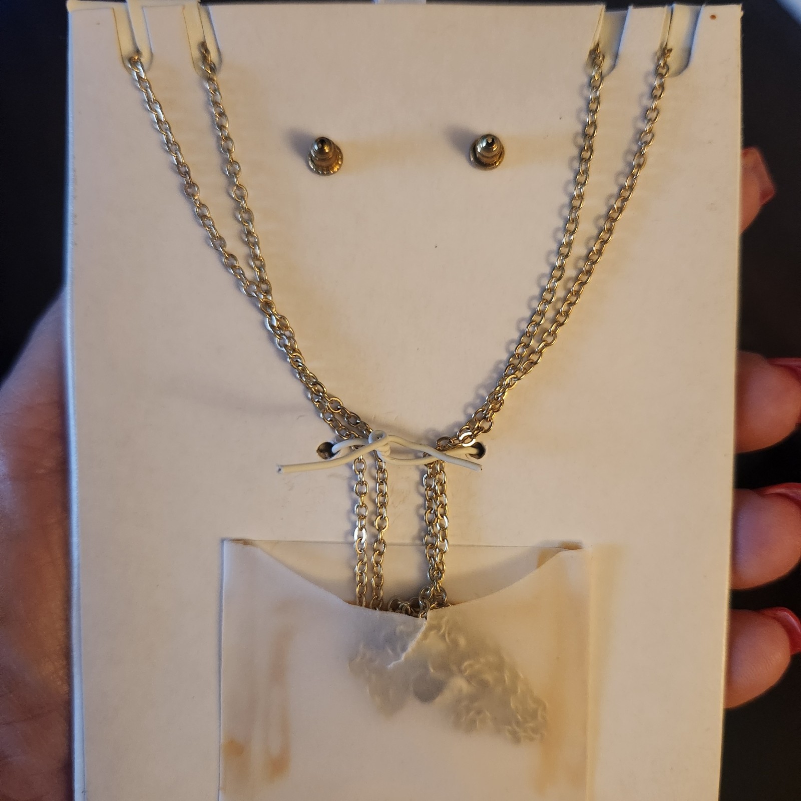Daniel Craig Whatever It Takes Jewelry Set Earrings Pendant Necklace New in Box