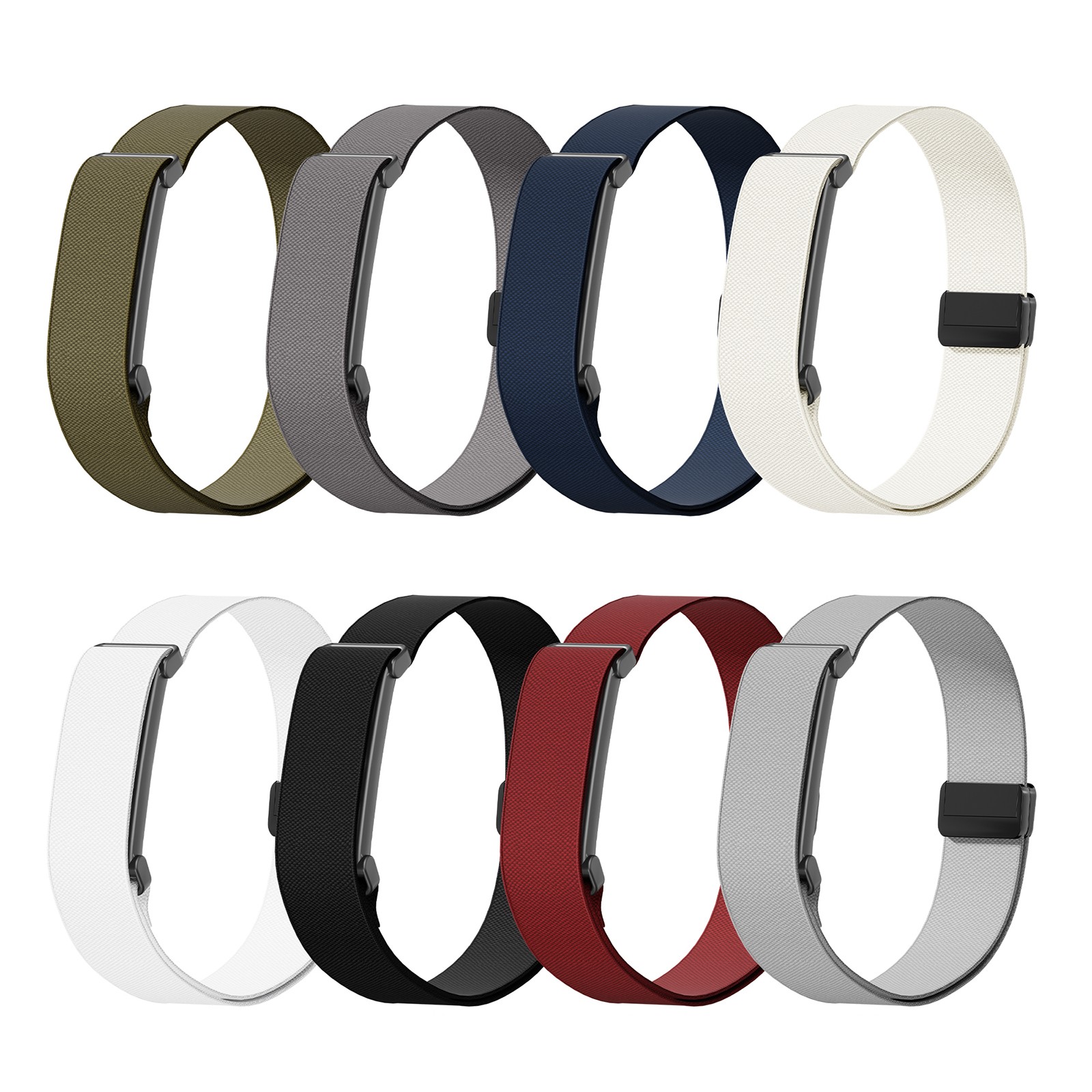 Sports Nylon Magnetic Loop Band For Google Fitbit Air Adjustable Armband Strap