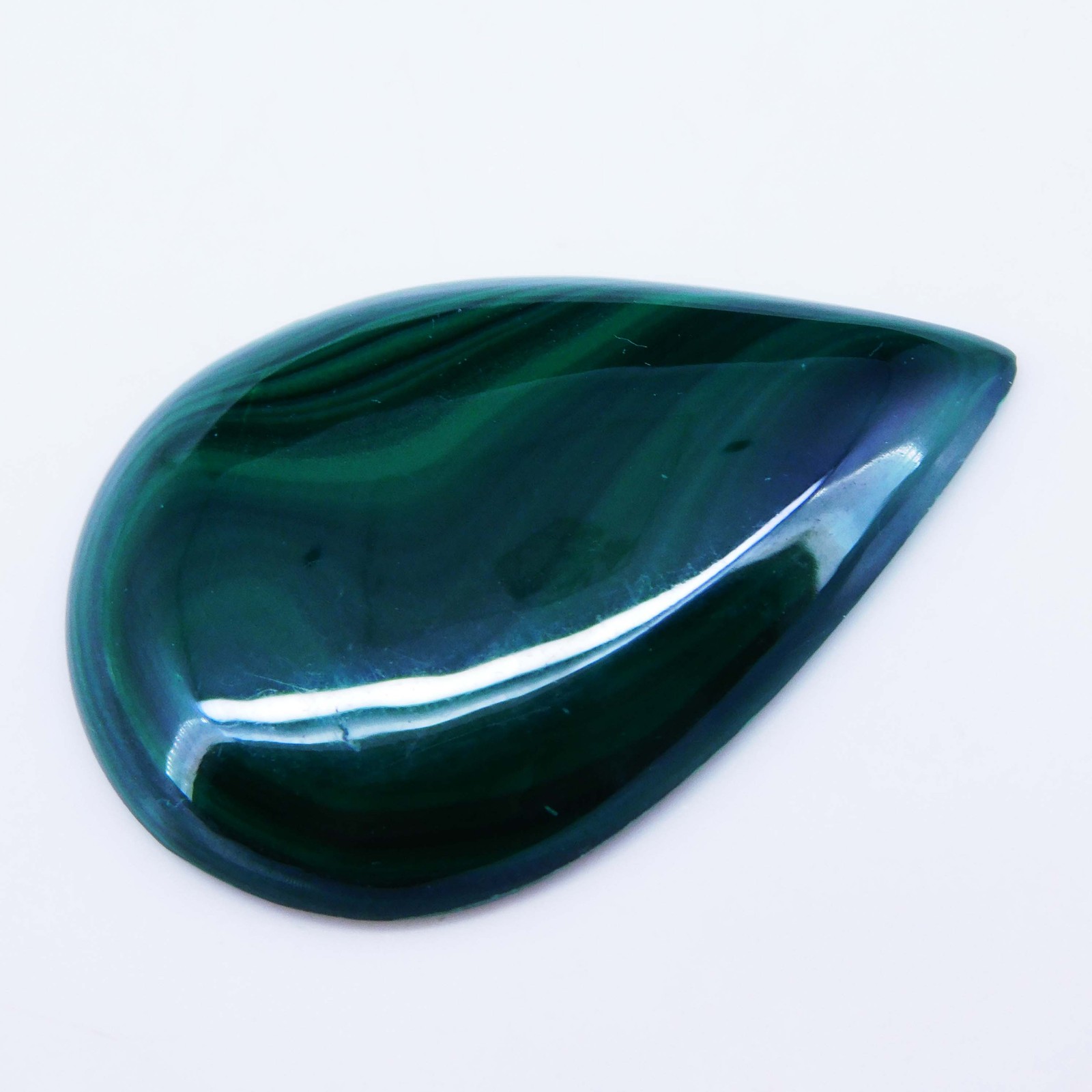 40.85 Ct Natural Congo Green Malachite Cab Certified Designer Loose Gemstone