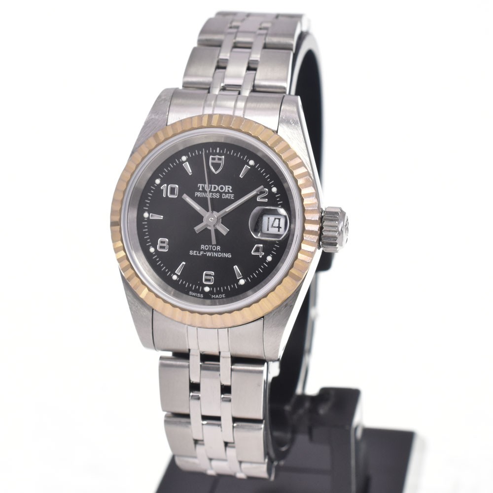 TUDOR Princess Oyster Date 92414 WG Bezel Automatic Ladies Watch G#146751