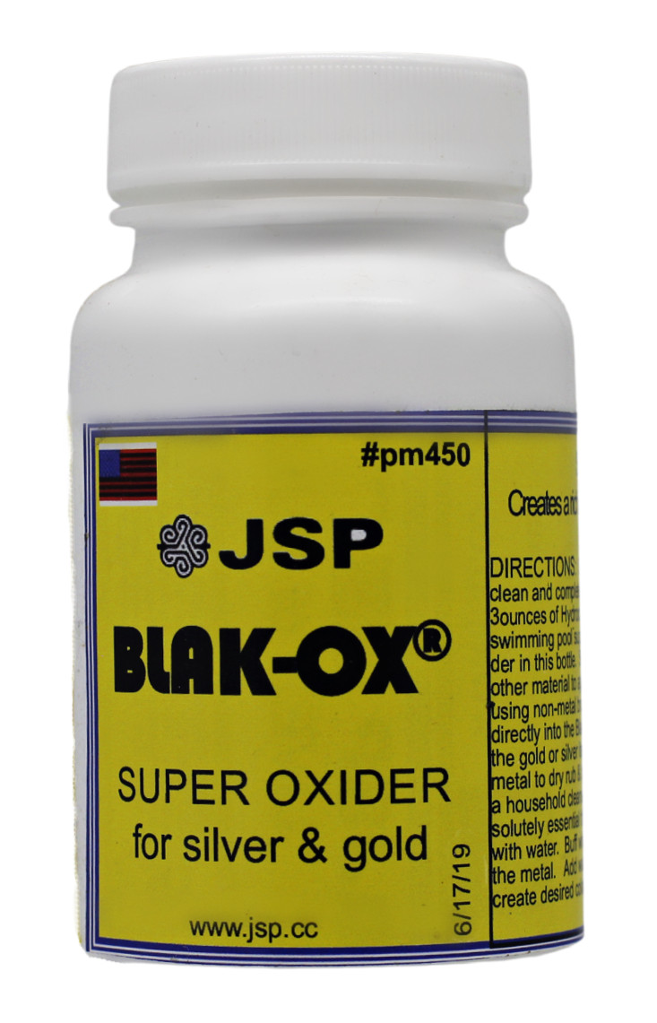 JSP® BLAK-OX® silver/gold oxidizer (safe to ship) 3 oz (pm450) Patina jewelry