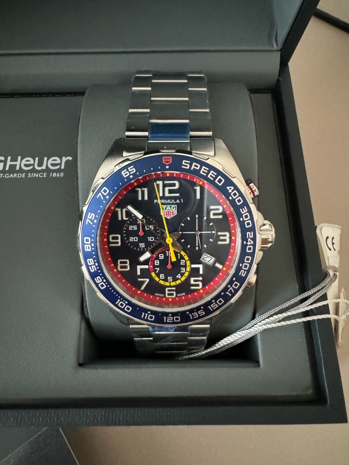 TAG Heuer Formula 1 X Red Bull Racing Quartz 43MM SS Men’s Watch CAZ101AL.BA0842