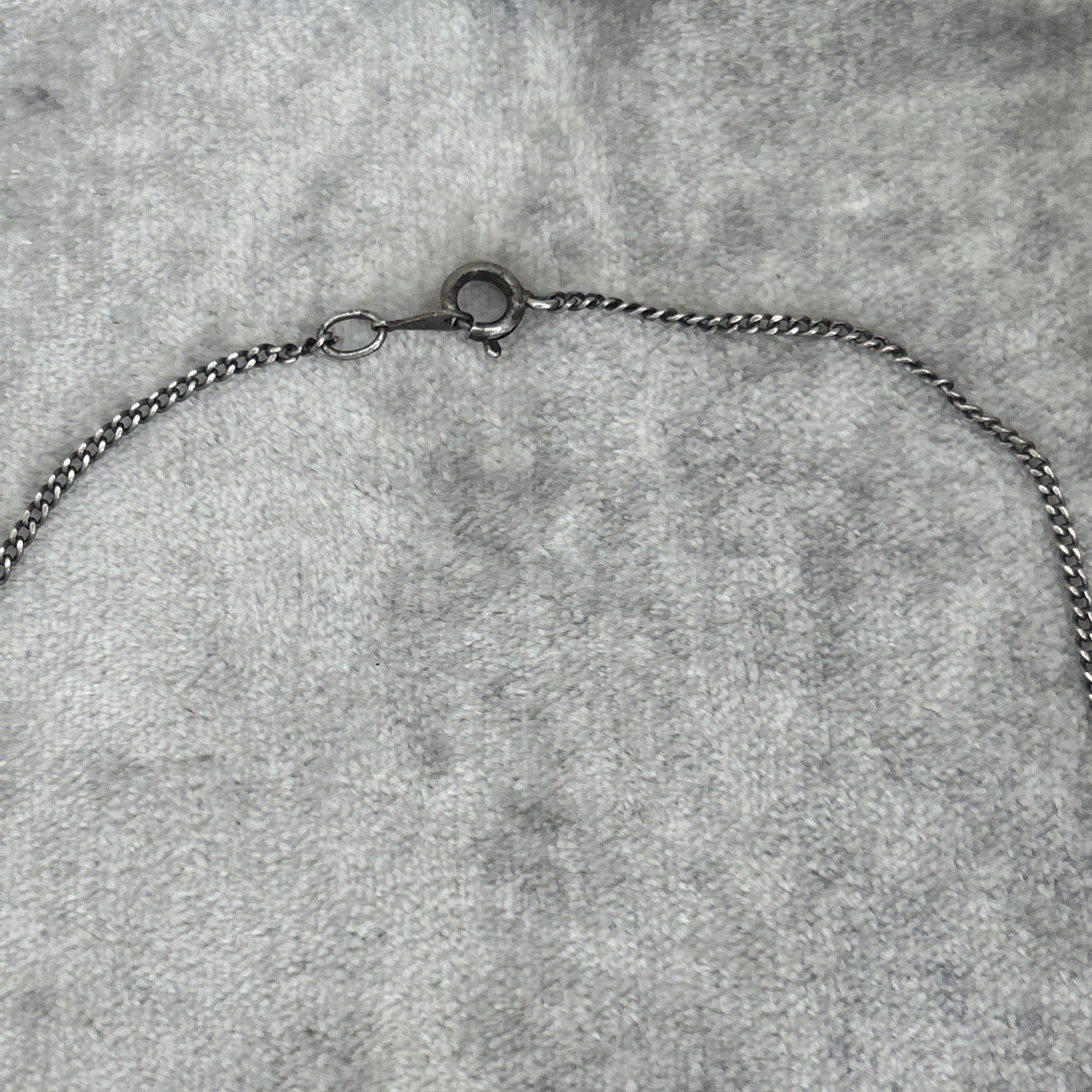 Vintage Hecho En Mexico Sterling Silver Chain Necklace 20 1/2” 3.8G