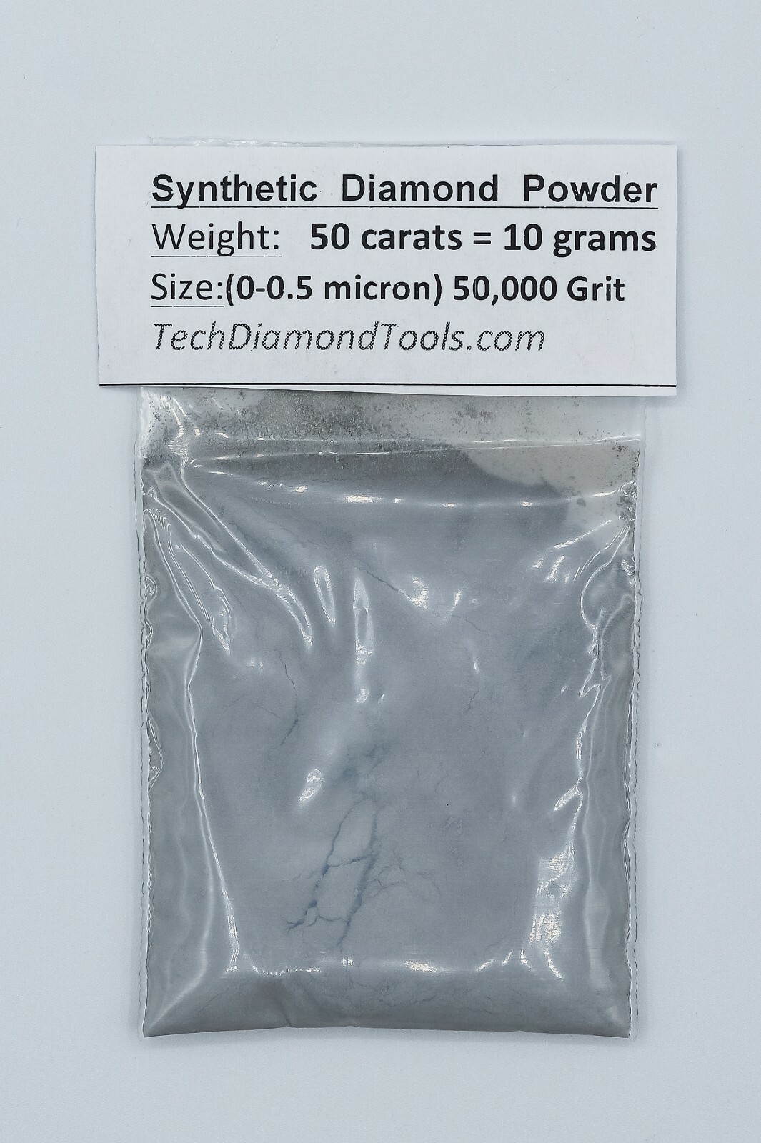 Diamond Powder Polishing Size 200.000 to 400 Grit, Mesh Weight 50 cts = 10 Gram
