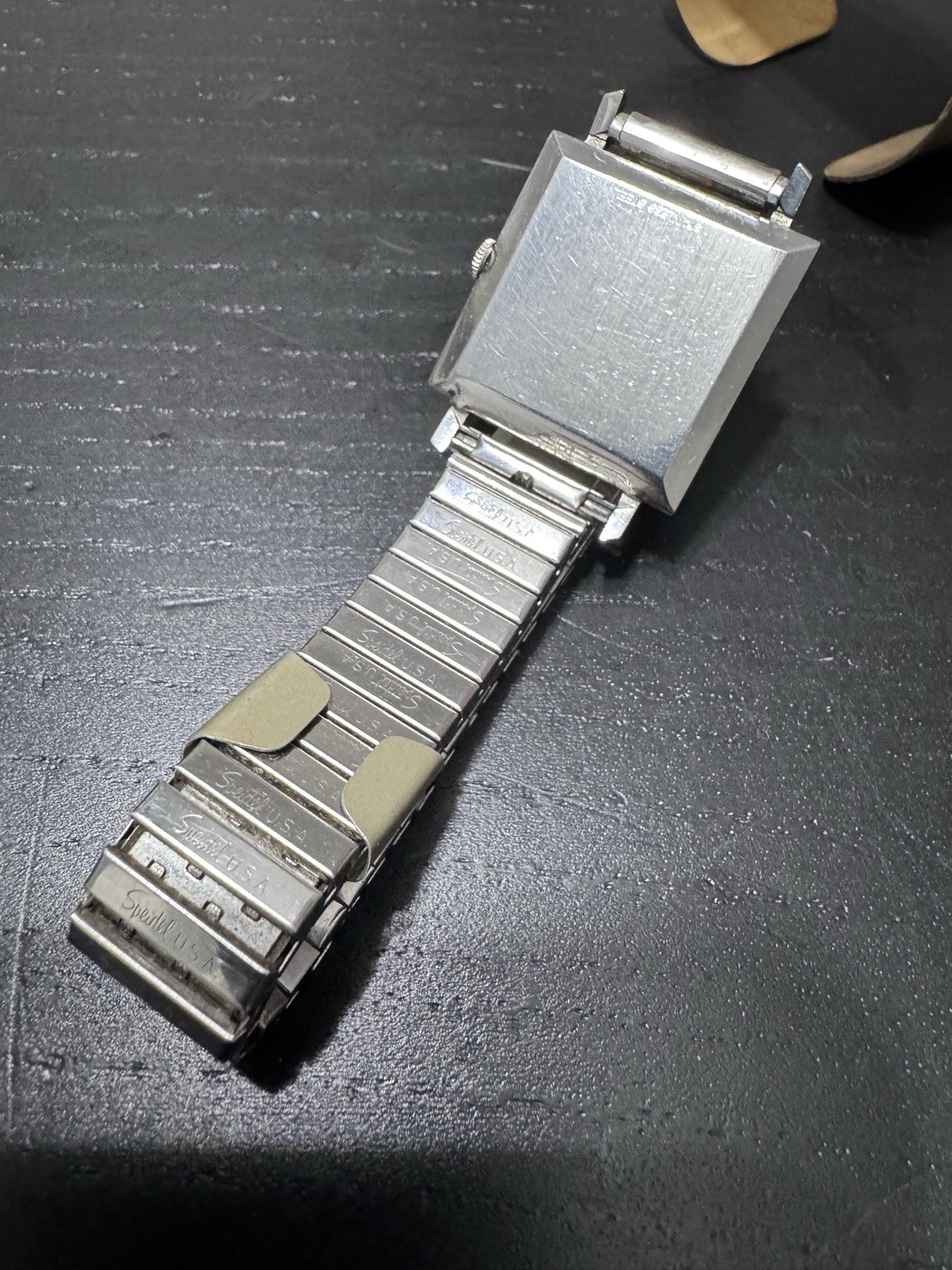 Vintage Girard-Perregaux Manual Wind Square Swiss Watch Runs As-Is