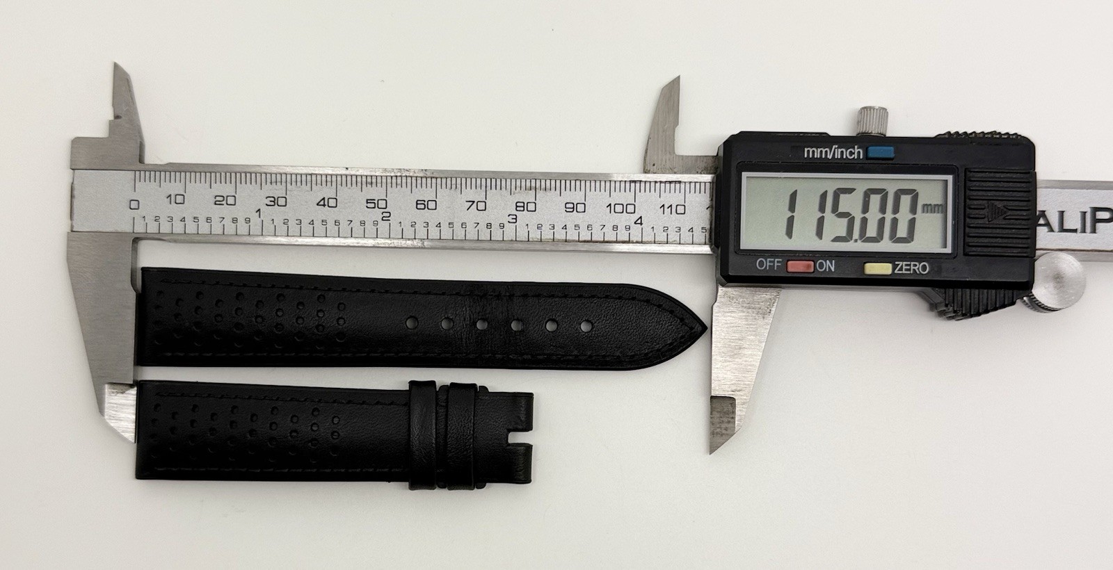 Chopard 20mm x 18mm Black Calfskin Leather Watch Strap H3400-0020 Authentic OEM