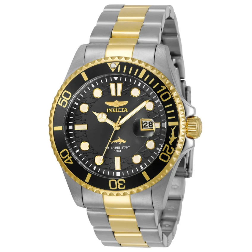Brand New Invicta Pro Diver Currentwave Men’s Watch 43mm Steel Gold (30023) New