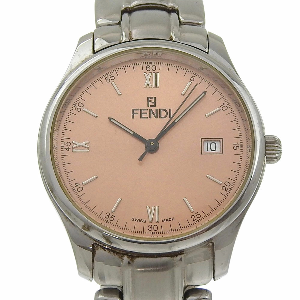 Fendi Orologi wristwatch 210G stainless steel quartz analog bronze dial Olologi