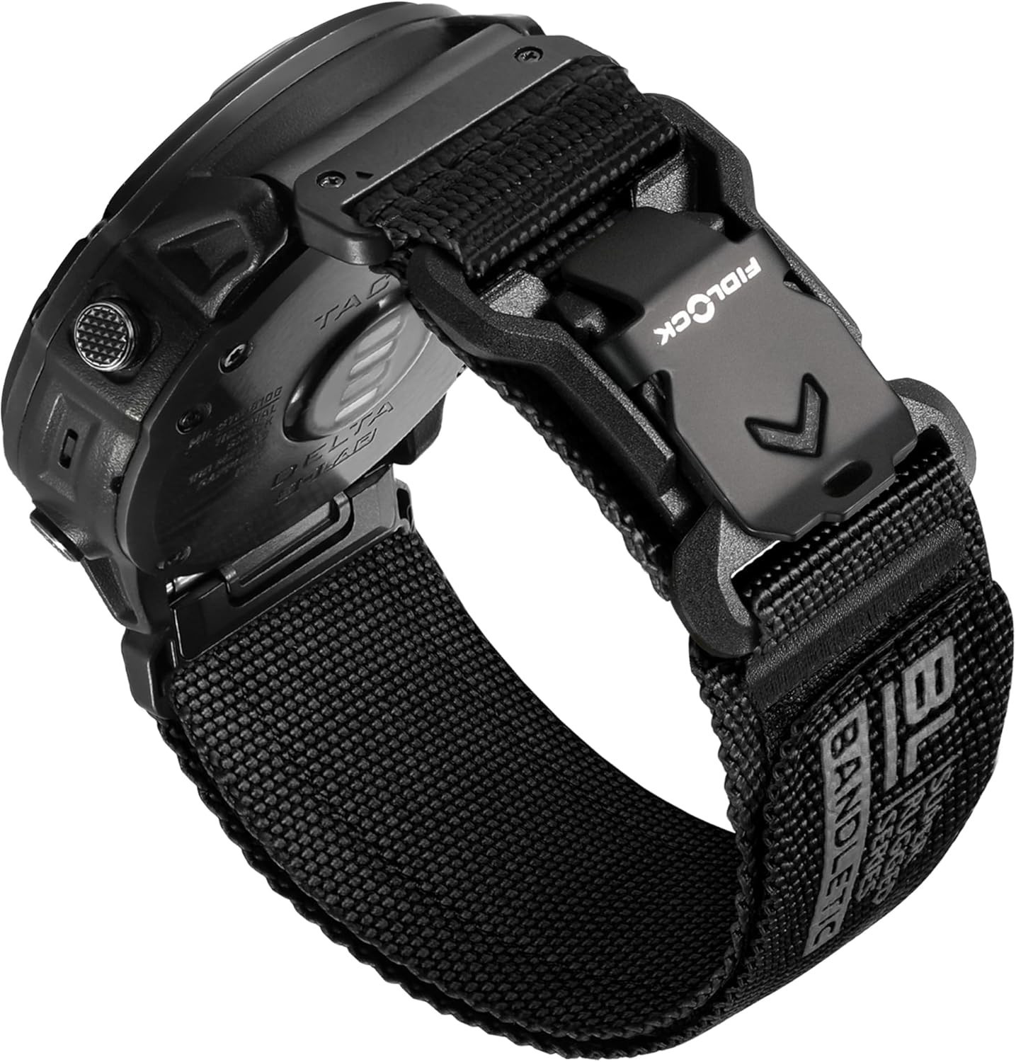 Nylon Watch Band for Garmin Fenix 5X 6X 7X 8 51mm Waterproof Military Strap