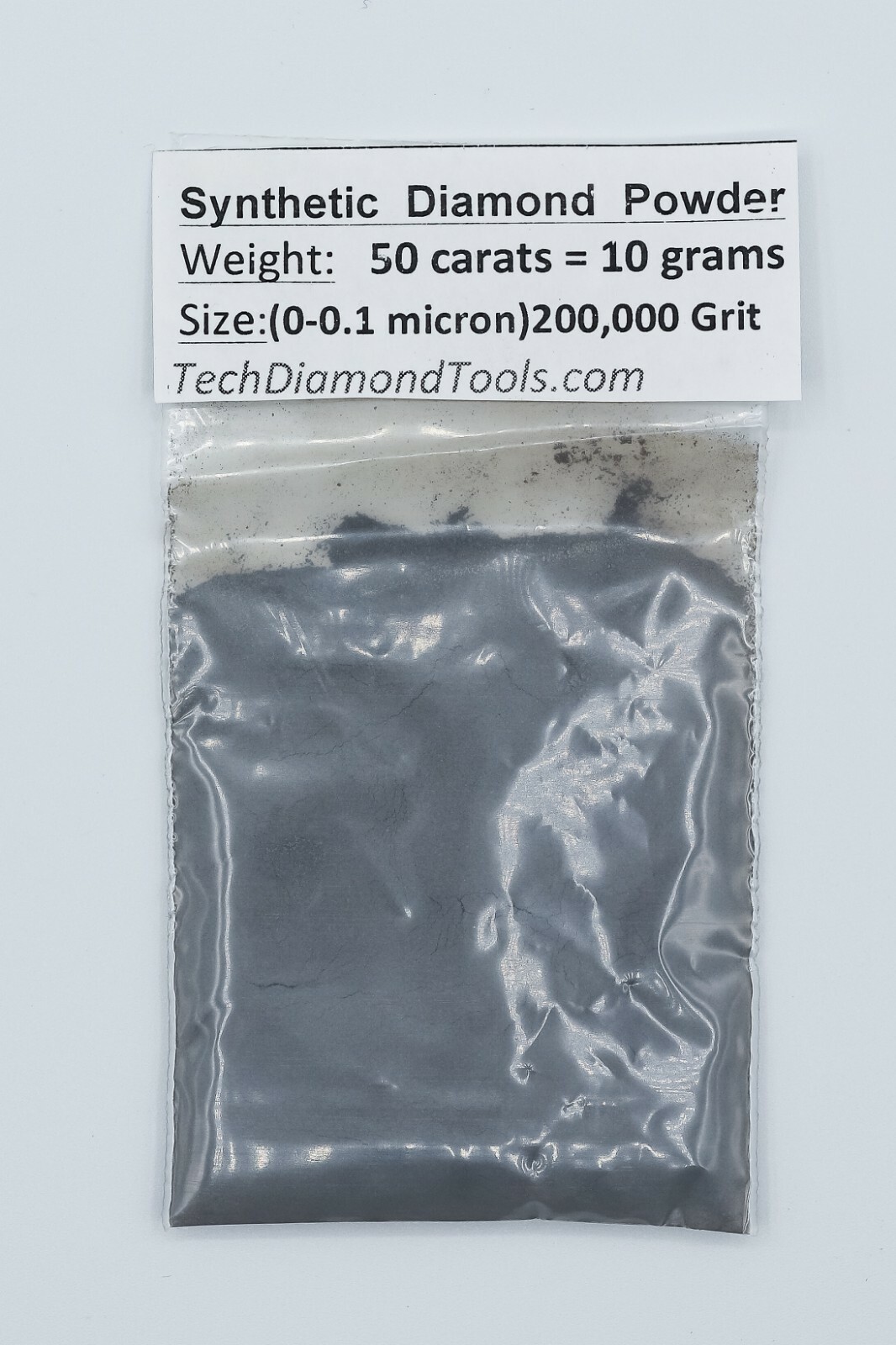 Diamond Powder Polishing Size 200.000 to 400 Grit, Mesh Weight 50 cts = 10 Gram
