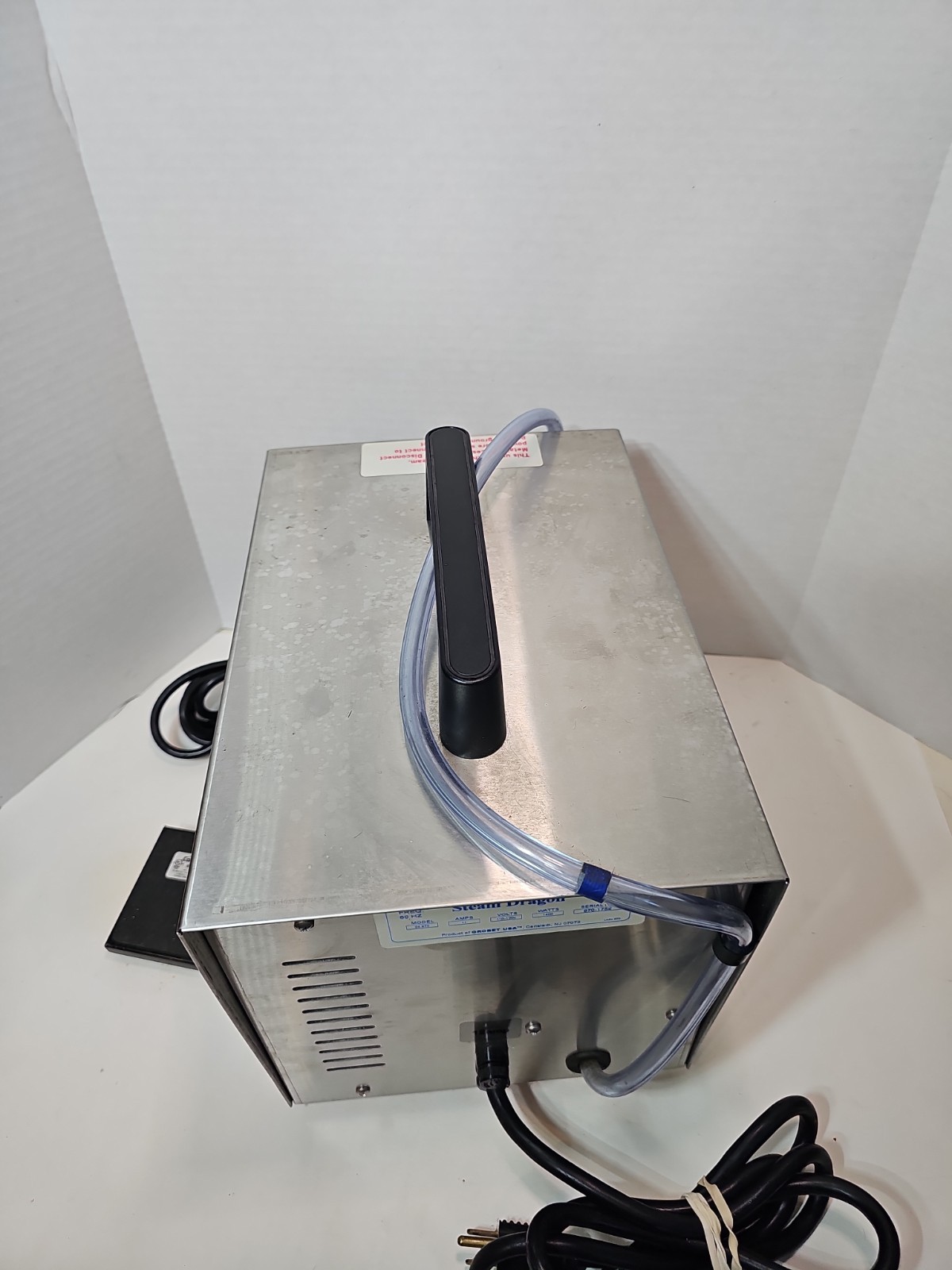 Silver Steam Dragon Portable Jewelry Cleaner Steamer Foot Pedal 90-125PSI 24.970