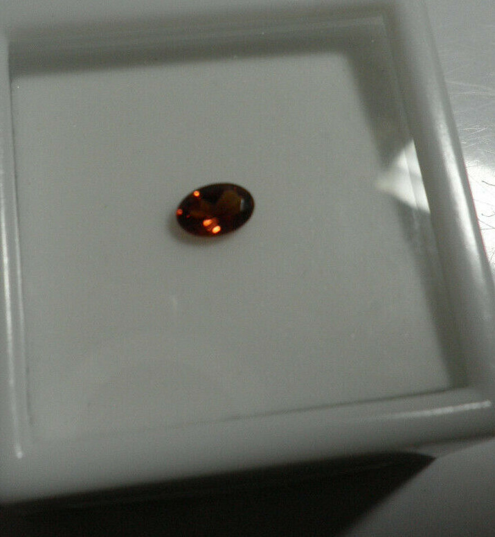 Hessonite Garnet Loose Genuine 0.90ct 7x5mm Oval 100% Natural G9531