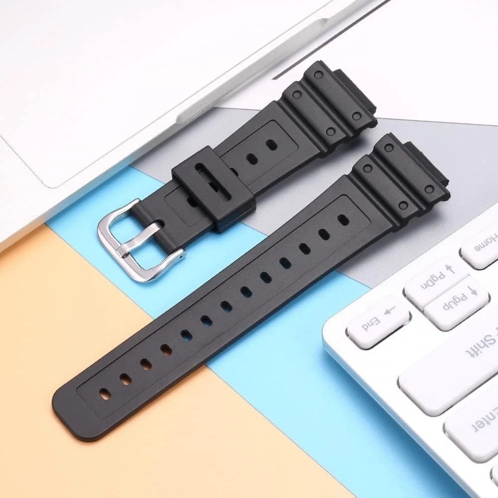Men’s Black Resin Replacement Strap for Casio G-shock GA2100 GA2110 – Waterproof