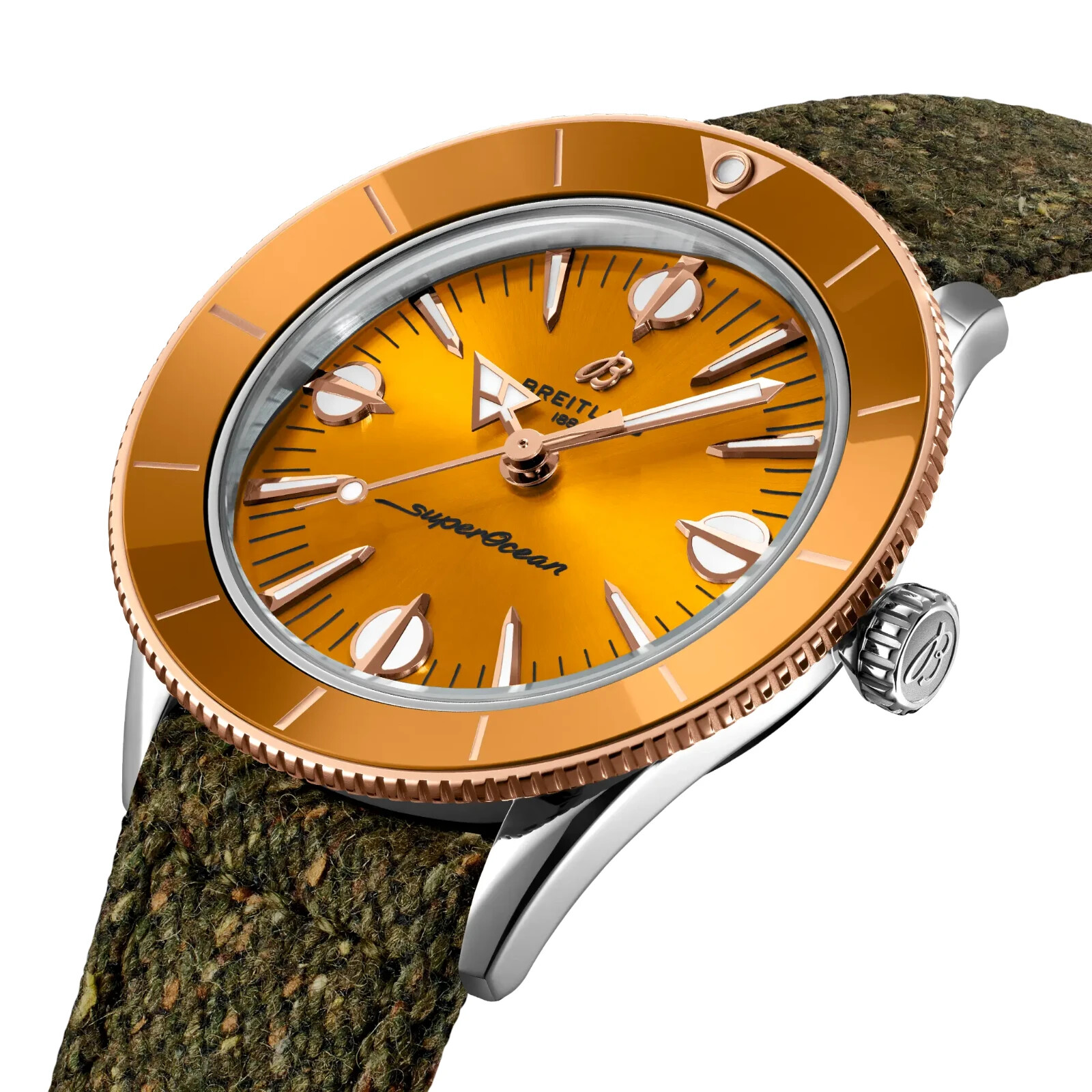 Breitling Superocean Heritage 57 Highlands Capsule Mustard Dial U10340281I1A1