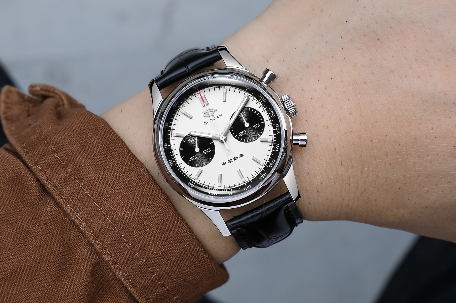 1963 DongFeng HKED PANDA SEAGULL ST1901 40mm Pilot Chronograph Watch C3 316L