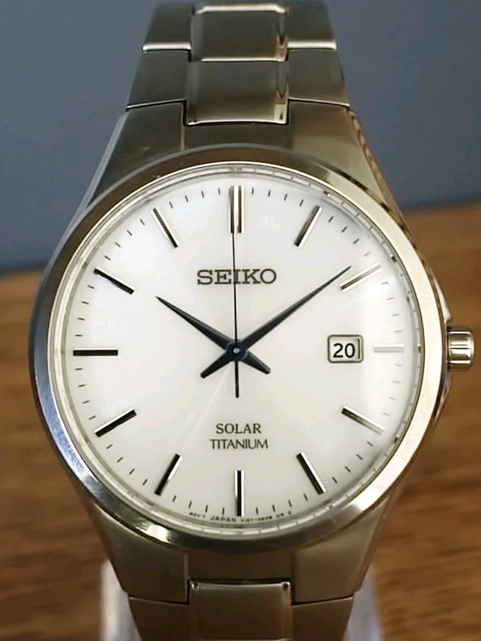 Seiko Spirit SBPX073 JDM Solar Titanium White Dial 40.5mm – US Seller