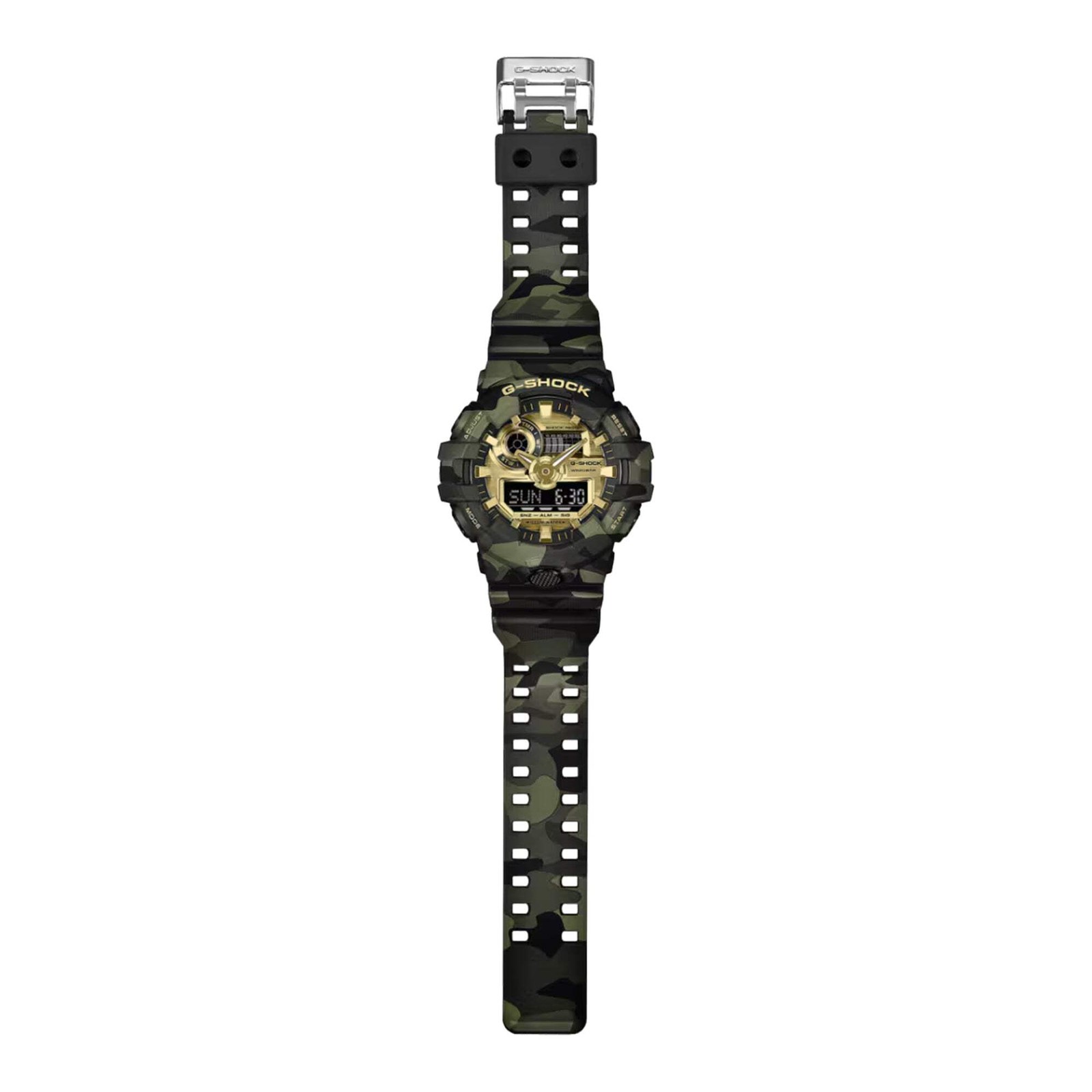 Casio G-Shock GA-700 Series Analog & Digital Gold Dial Watch
